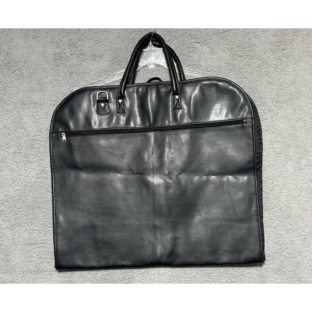 Royce Black Leather‎ Garmet Wardrobe Bag Travel Suit Bag Corporate